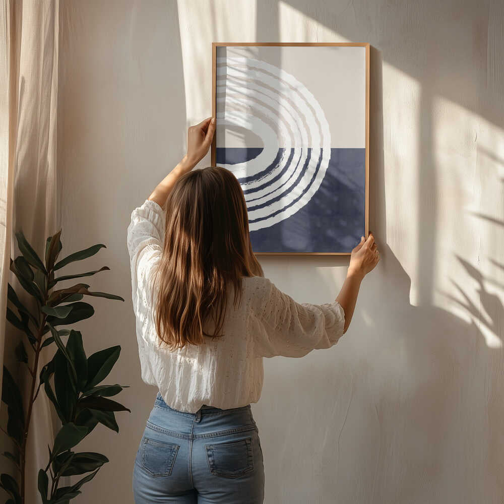 Zen Curve Balance Poster