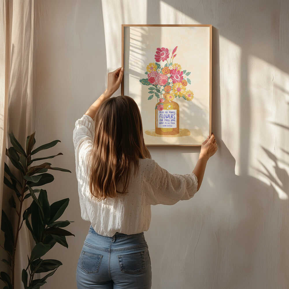 Immer Blumen – Poster