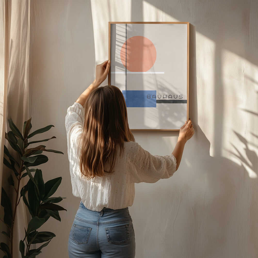 Moderne abstrakte Geometrie – Poster