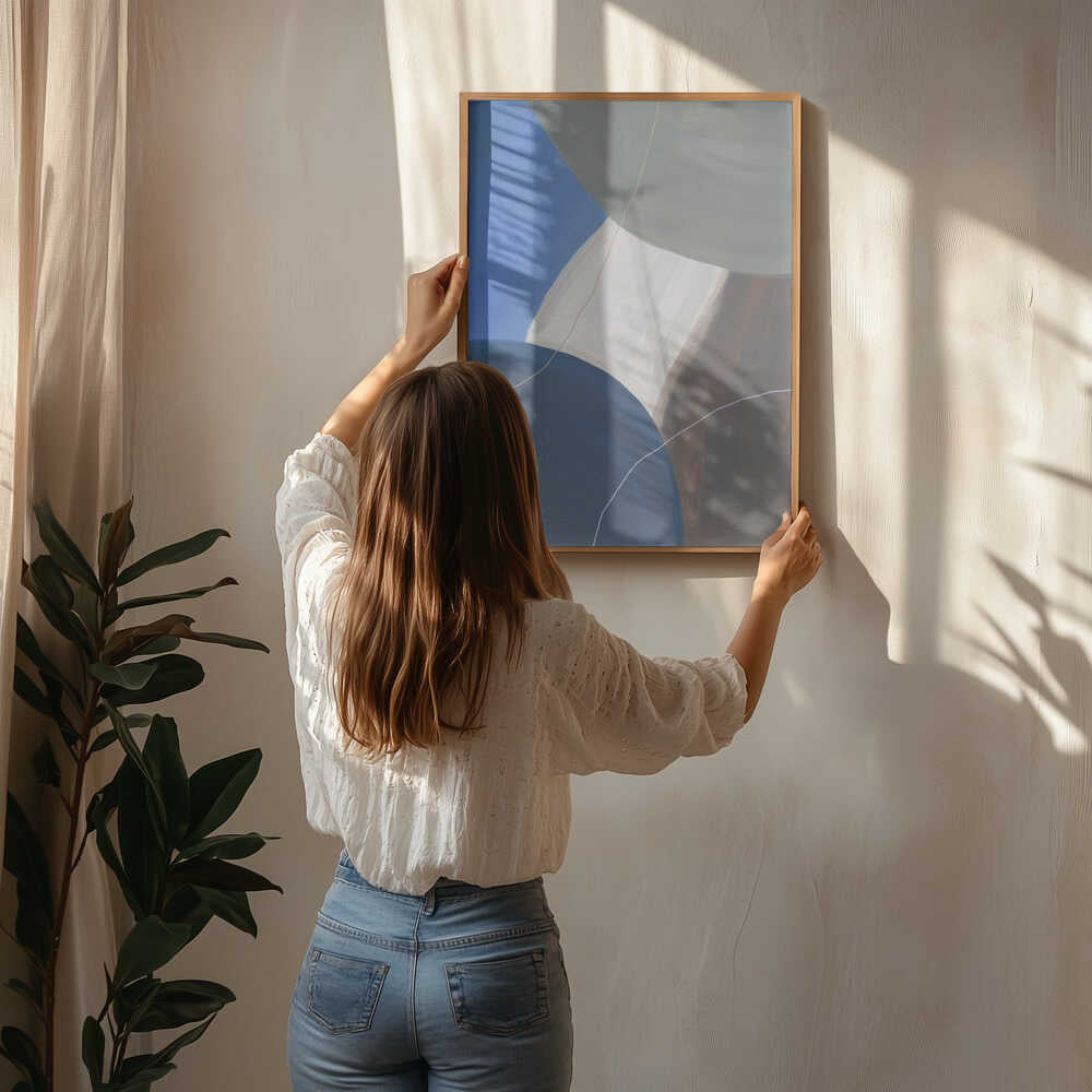 Harmonious Color Blocks Poster