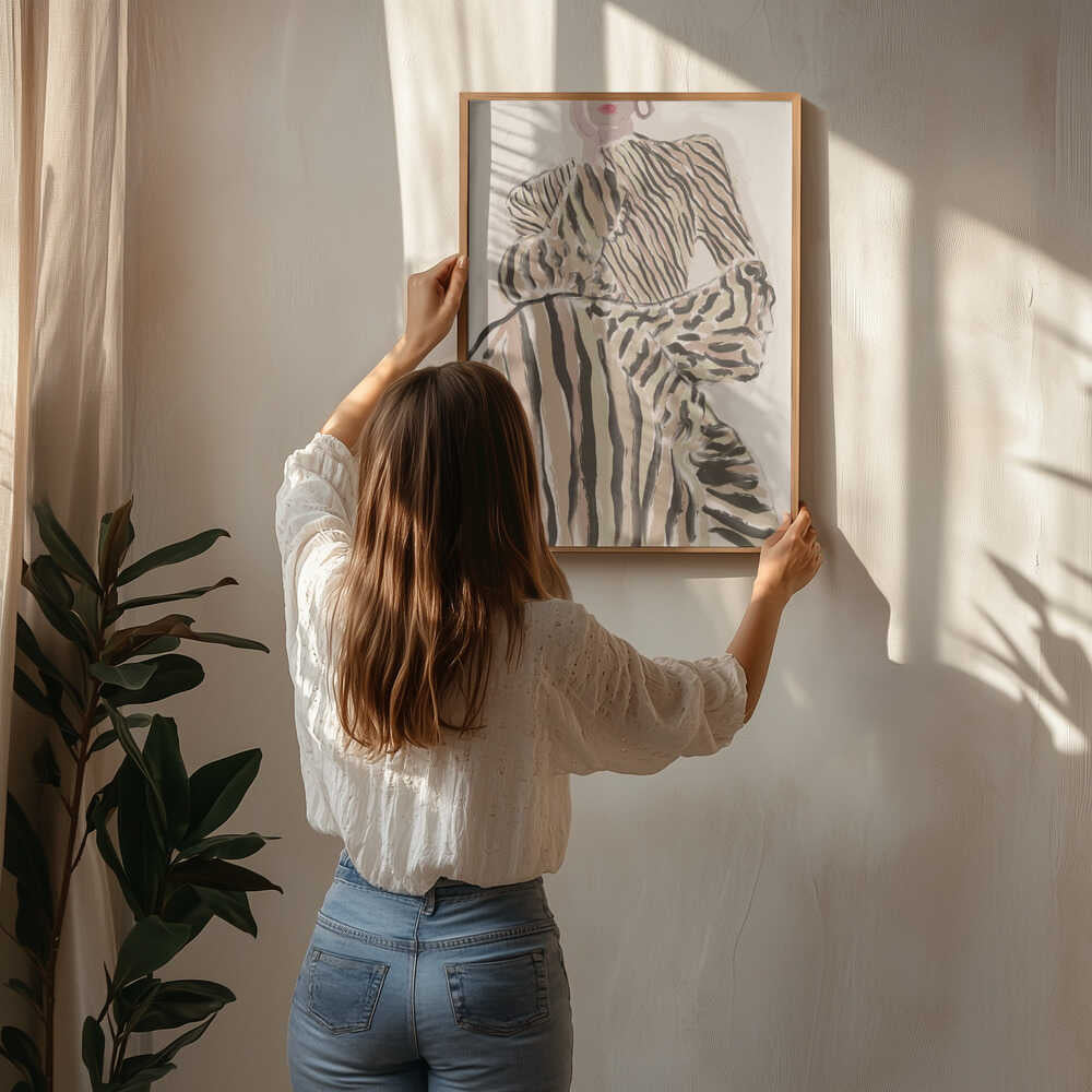Eleganz des Zebras – Poster