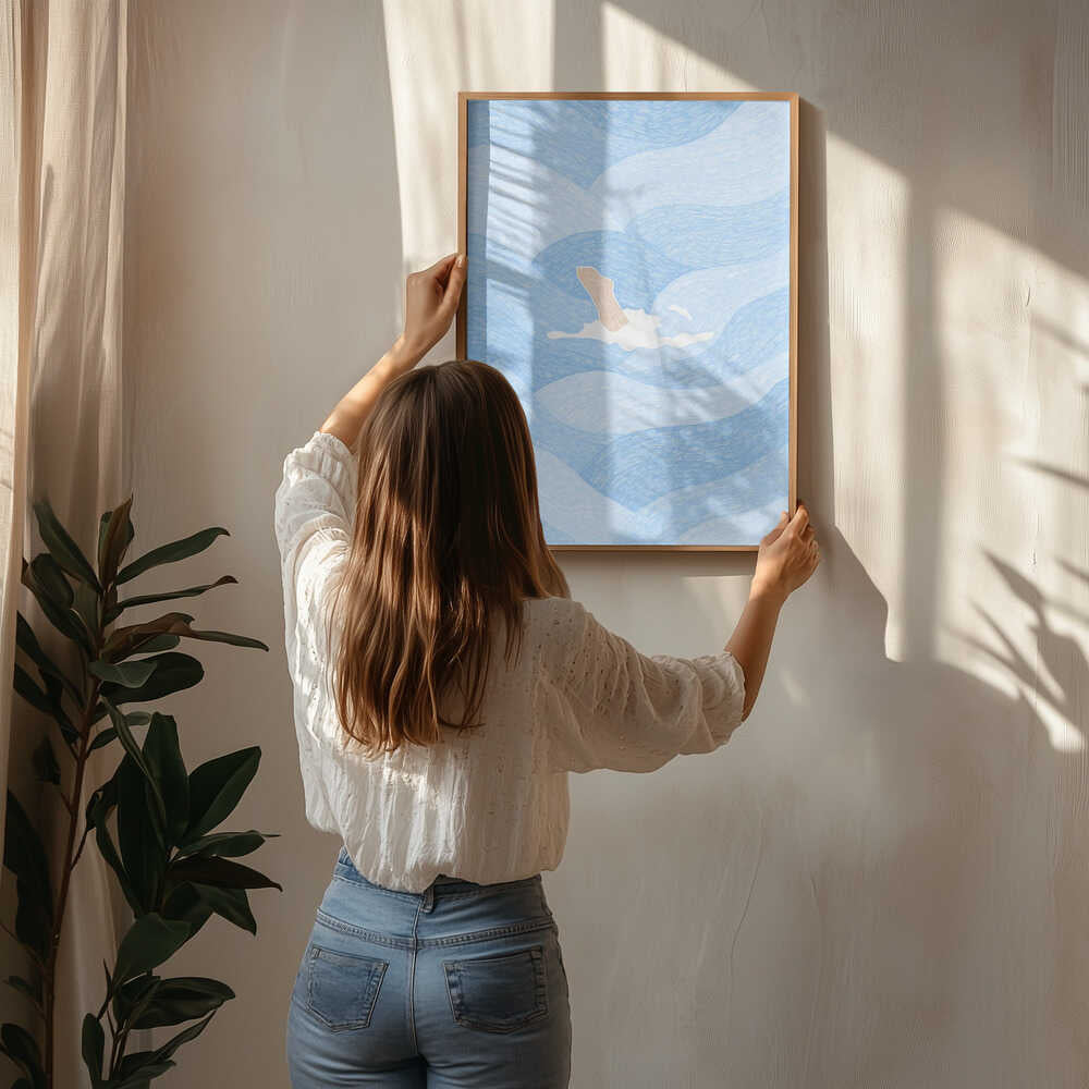Poster „Flucht ans Meer“