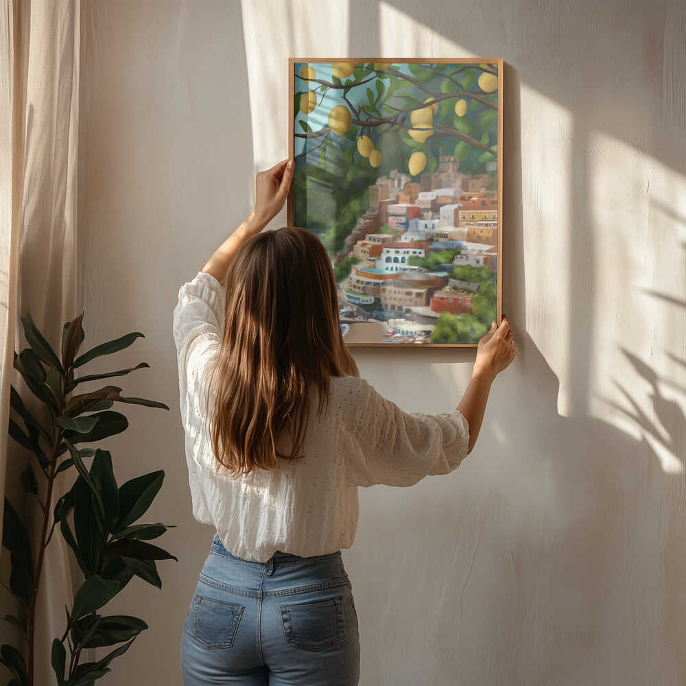 Lemon Coast Vistas Poster