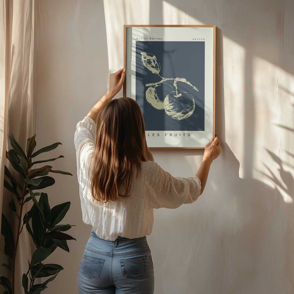Les fruits sketch Poster
