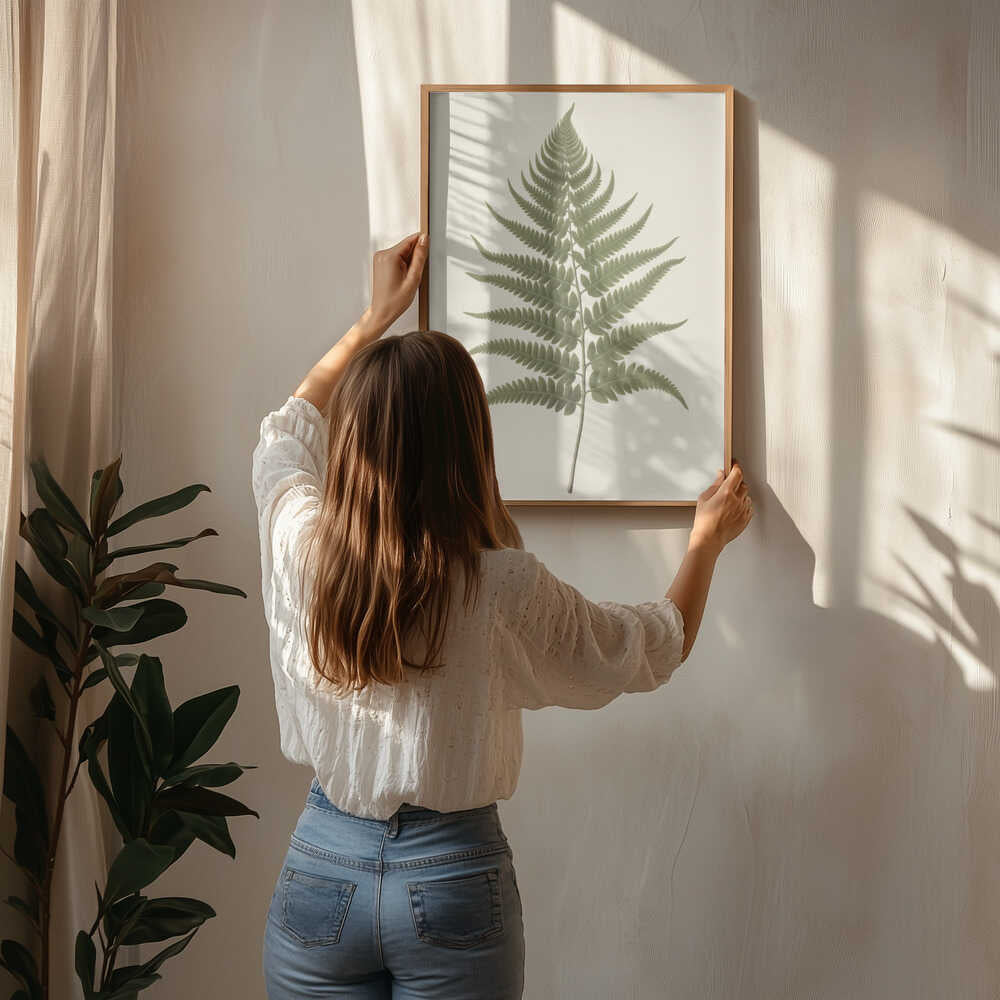 Elegant Fern Botanical Poster