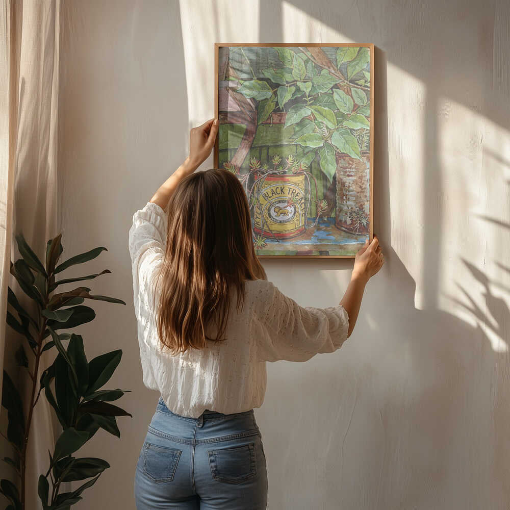 Rustic Garden Still Life Poster